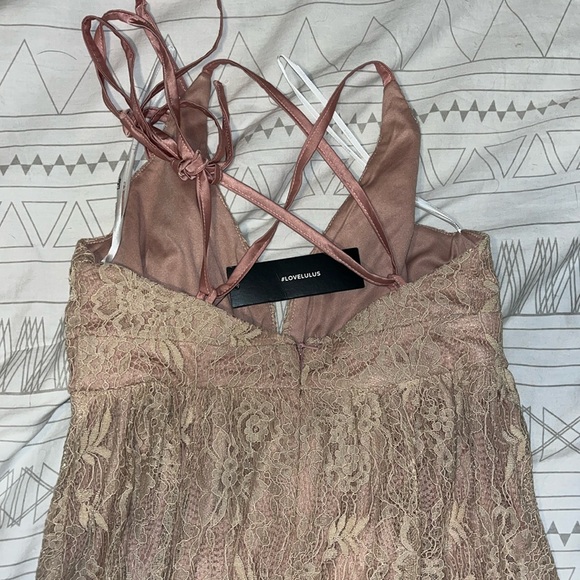 Lulus Dusty Rose Maxi Dress - Picture 6 of 6